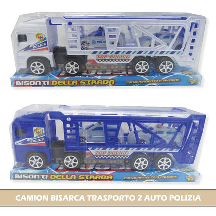 CAMION BISARCA TRASPORTO 2 AUTO POLIZIA
