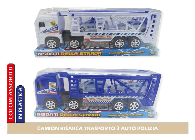 CAMION BISARCA TRASPORTO 2 AUTO POLIZIA International