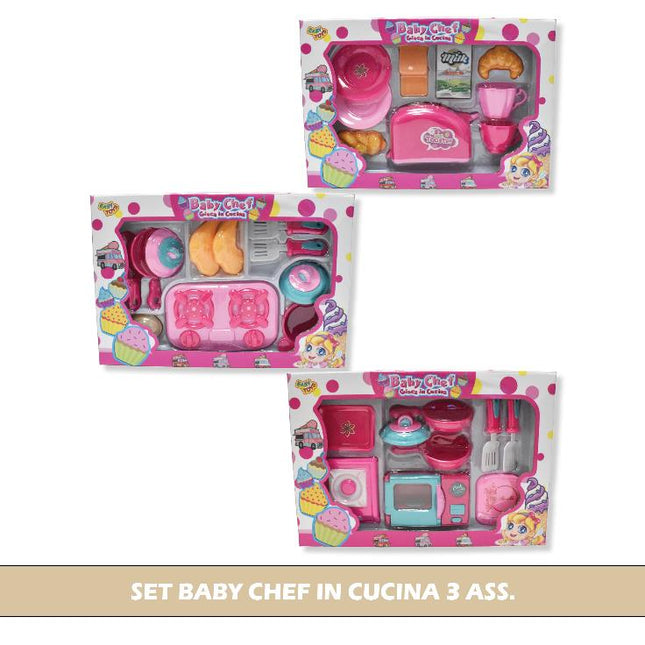 SET BABY CHEF IN CUCINA 3 ASS.