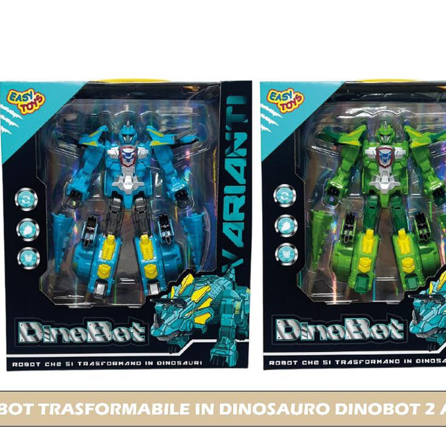 ROBOT TRASFORMABILE IN DINOSAURO  DINOBOT 2 ASS.