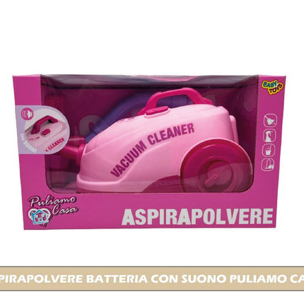 ASPIRAPOLVERE BATTERIA CON SUONO PULIAMO CASA International