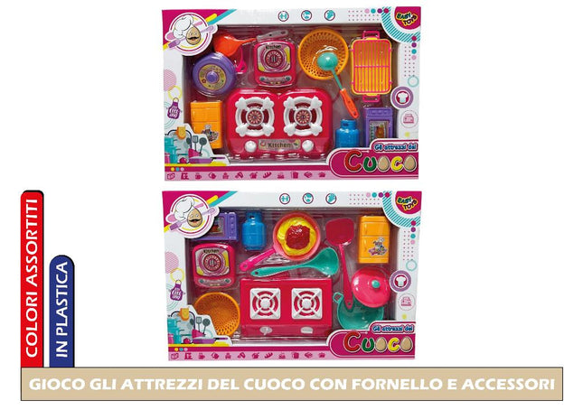 GIOCO GLI ATTREZZI DEL CUOCO CON FORNELLO E ACCESSORI International