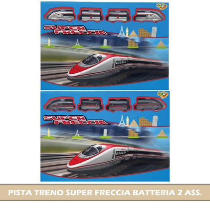 PISTA TRENO SUPER FRECCIA BATTERIA 2 ASS.