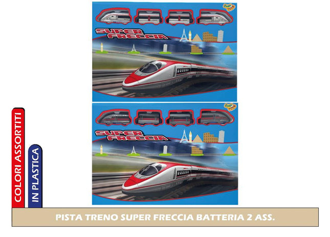 PISTA TRENO SUPER FRECCIA BATTERIA 2 ASS. International
