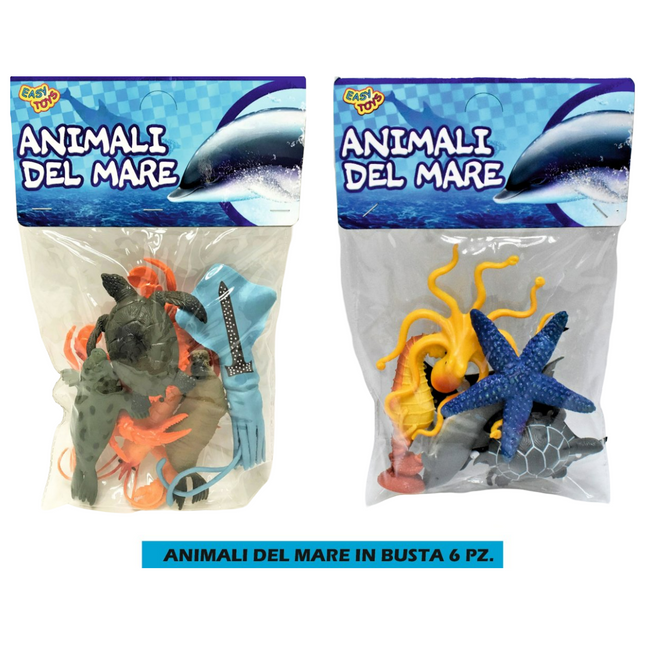 Animali Del Mare In Busta 6 Pz. International