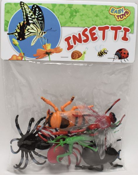 Insetti Giocattolo Realistici in Busta - Set 6 Pezzi | Scherzi & Decorazioni International