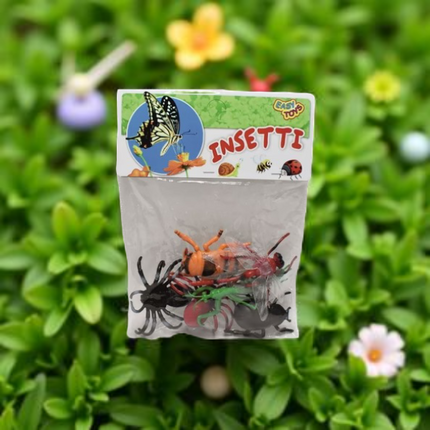 Insetti Giocattolo Realistici in Busta - Set 6 Pezzi | Scherzi & Decorazioni International