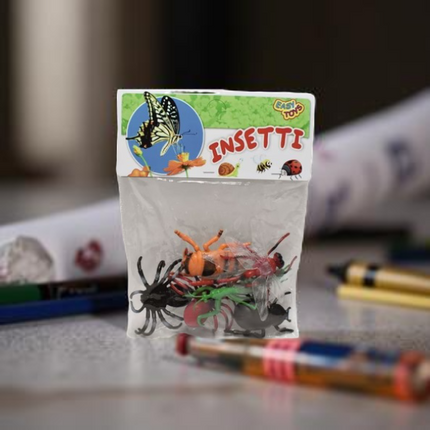 Insetti Giocattolo Realistici in Busta - Set 6 Pezzi | Scherzi & Decorazioni International