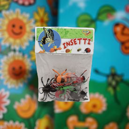 Insetti Giocattolo Realistici in Busta - Set 6 Pezzi | Scherzi & Decorazioni International