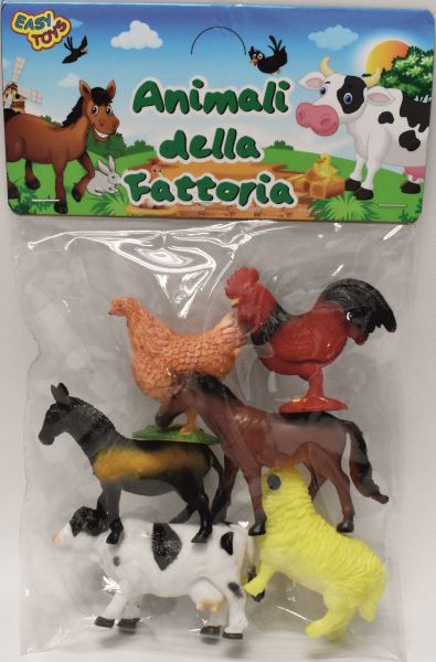 Animali In Busta Set 6 Pz. Della Fattoria International