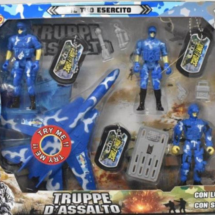 MILITARI SET CON LUCI E SUONI IN SCATOLA International