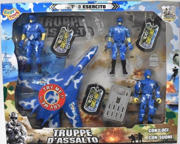 MILITARI SET CON LUCI E SUONI IN SCATOLA International