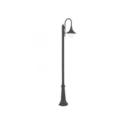 Sovil Illuminazione Palo Alto Linea Deluxe Lampada Da Giardino E27 60W In Alluminio