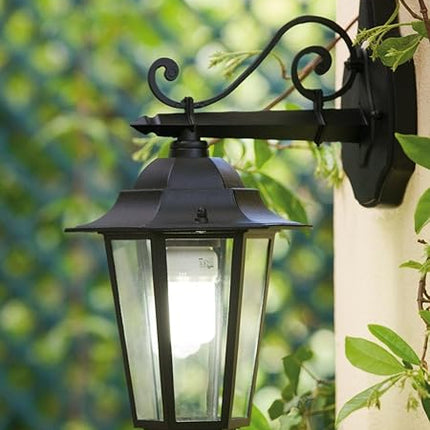 Lampada Testa Palo Diametro 60Mm Colore Nero Da Esterno Linea Esagonale Sovil