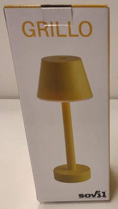 Lampada Da Tavolo Led Ricaricabile Sovil Grillo 3W 3000K Giallo - 9790101