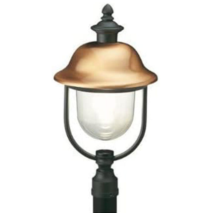 Lampioncino Da Cancello Lampada Lampione Paletto Ingresso E27 Design Elegante Testapalo d.60 Sovil