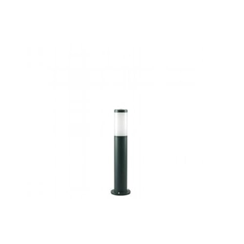 Lampioncino Da Esterno Palo Tondo Da Giardino 55 Cm Nero