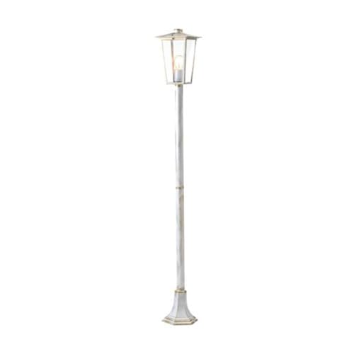 Lampione Telescopico Contemporaneo Ribot Alluminio Bianco E Oro 3 Luci E27 Sovil