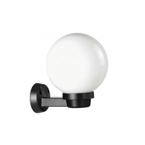 Lanterna Da Parete 'Globo' Tipo Ascendente. Struttura In Termoplastico. Adatta Per Lampade Ad Incandescenza E A Risparmio Energetico. Attacco E27, Ip43. Sfera Da Ø 20 Cm. Sovil