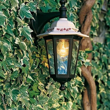 Lanterna Per Palo 'Marine' Struttura In Termoplastico, Diffusore Trasparente. Parabola In Alluminio. E27, Ip43. Attacco A Colonna Da Ø 60 Mm. Solo Corpo Lan