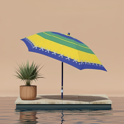 Sessa Ombrellificio Ombrellone Condor Cotone Verde 200/33: Eleganza e Versatilità per il Tuo Spazio Esterno Sessa Ombrellificio