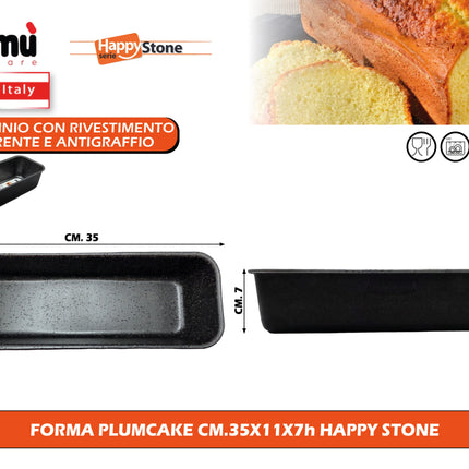 Forma Plumcake Cm.35X11X7H Happy Stone Mamù Cookware
