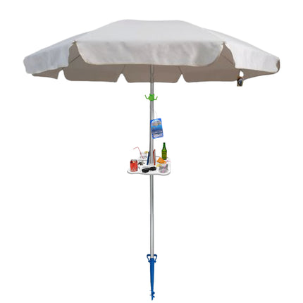 Ombrellone da Spiaggia Corvo 200 cm Made in Italy – Punta a Trivella Set Ombrellone Design Assortito Completo Sessa Ombrellificio