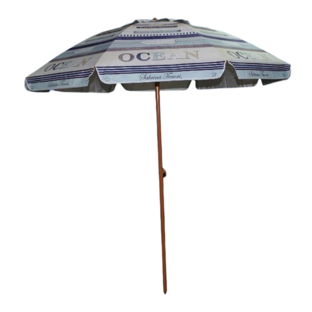 Due Esse Ombrellone Mare Ocean 200Cm Con Palo Ø32Mm E Stecche Fibra Vetro - Colori Assortiti