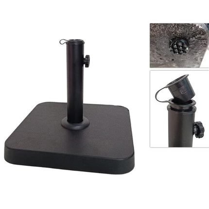 Base per Ombrellone in Ferro - Ovale/Quadrata - 25kg/15kg/12kg Due Esse