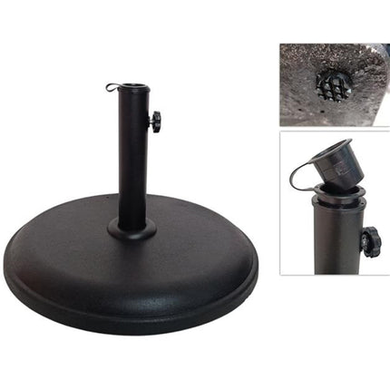 Base per Ombrellone in Ferro - Ovale/Quadrata - 25kg/15kg/12kg Due Esse