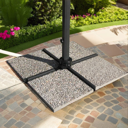 Ombrellone a Braccio Laterale Sicignano | Copertura Outdoor Salvaspazio senza Palo Centrale | Telaio Alluminio Antiruggine e Telo Anti-UV 250g | Varianti Step 3x3m / Next 3x4m Salmar
