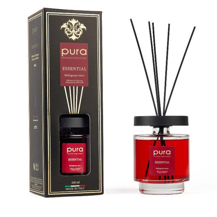 Diffusore di Fragranze per Ambienti con Bastoncini 500 ml Lola Pura – Made in Italy Melograno Mercury srl