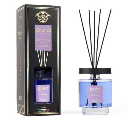 Diffusore di Fragranze per Ambienti con Bastoncini 500 ml Lola Pura – Made in Italy Lavanda Mercury srl