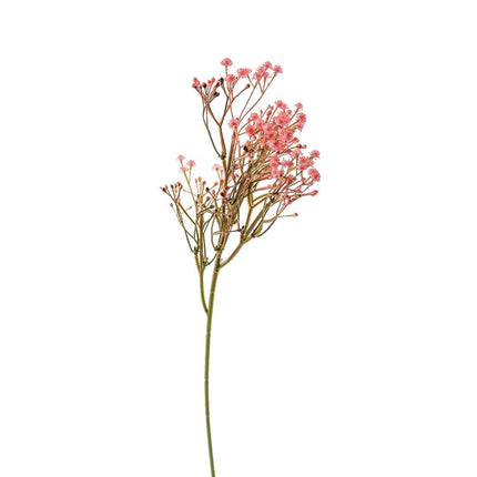 Fiore Artificiale Stelo Fiori di Campo Rosa 55 cm | Ramo Decorativo Finto per Vaso e Composizioni Mercury srl