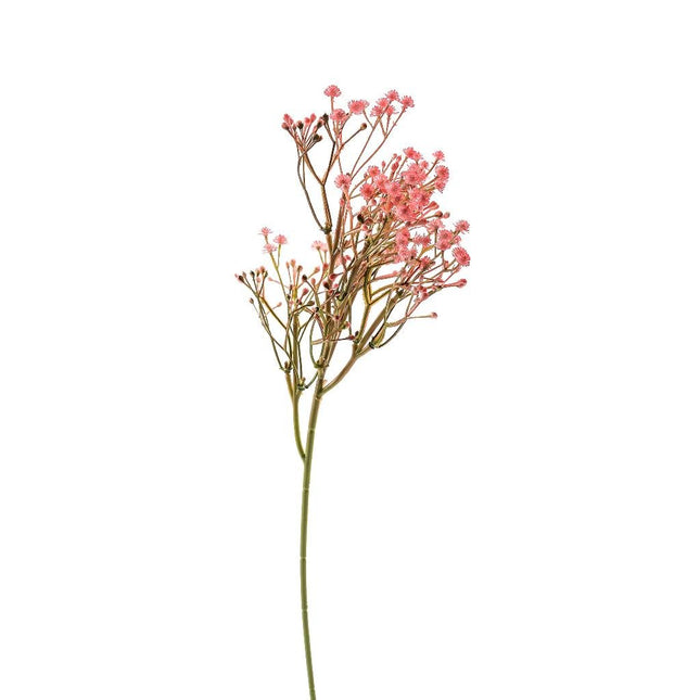 Fiore Artificiale Stelo Fiori di Campo Rosa 55 cm | Ramo Decorativo Finto per Vaso e Composizioni Mercury srl