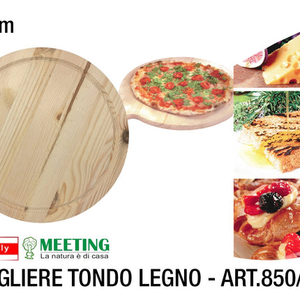 Tagliere Tondo Legno Cm.30 Art.850/30-8020900000988