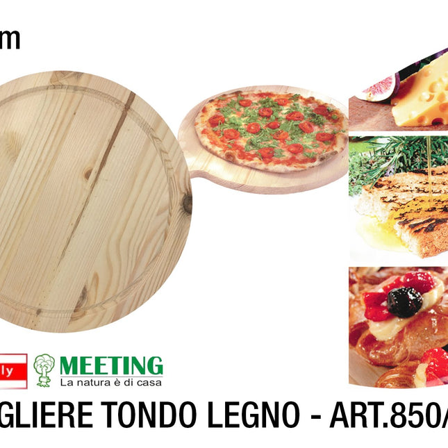 Tagliere Tondo Legno Cm.30 Art.850/30-8020900000988
