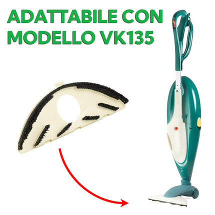 Sottospazzola Compatibile per Folletto VK120 / VK121 / VK122 / VK130 / VK131 / VK135 / VK140 / VK150 / VK200 – Ricambio per Aspirapolvere VK135 Domestik Line Service