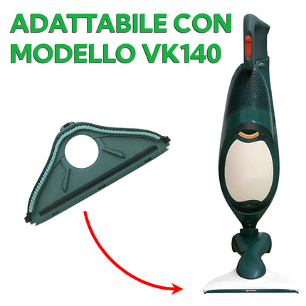 Sottospazzola Compatibile per Folletto VK120 / VK121 / VK122 / VK130 / VK131 / VK135 / VK140 / VK150 / VK200 – Ricambio per Aspirapolvere VK140 Domestik Line Service