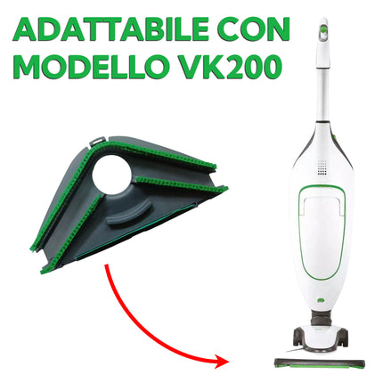 Sottospazzola Compatibile per Folletto VK120 / VK121 / VK122 / VK130 / VK131 / VK135 / VK140 / VK150 / VK200 – Ricambio per Aspirapolvere VK200 Domestik Line Service
