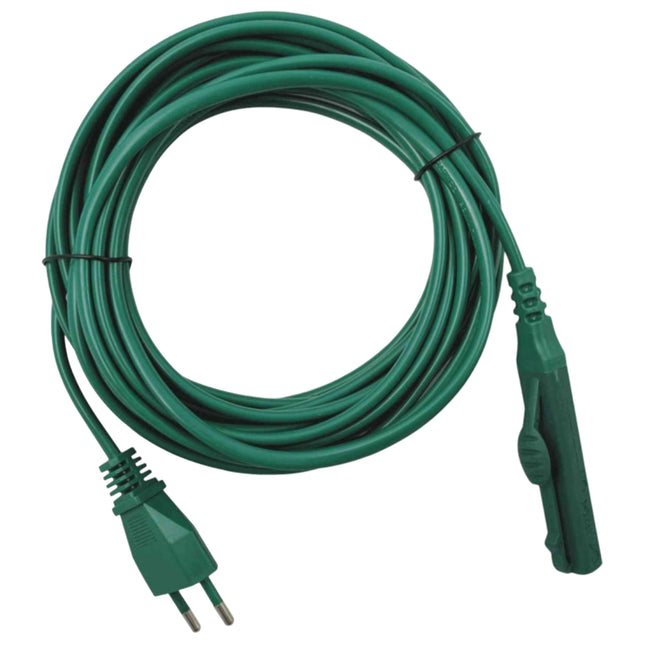 Cavo Alimentazione Verde 7 Metri 2x0,75 mm – Spina Italiana Compatibile VK130/131/135/136/140 – Ricambio per Folletto - Filo Elettrico per Aspirapolvere Domestik Line Service