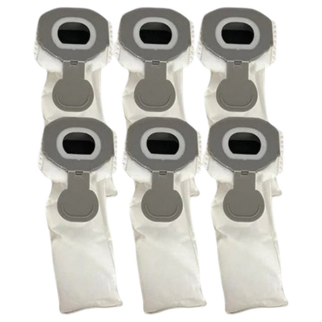 6 Sacchetti per Aspirapolvere Compatibili VK7 in Microfibra, Ricambio non Originale Domestik Line Service