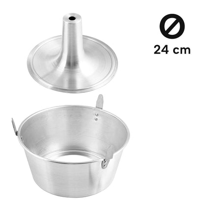 Sicignano Ruoto Americano Tortiera In Alluminio Con Piedi: Lo Stampo Professionale Per Ciambelloni E Chiffon Cake Perfetti