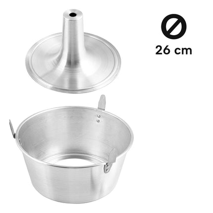 Sicignano Ruoto Americano Tortiera In Alluminio Con Piedi: Lo Stampo Professionale Per Ciambelloni E Chiffon Cake Perfetti