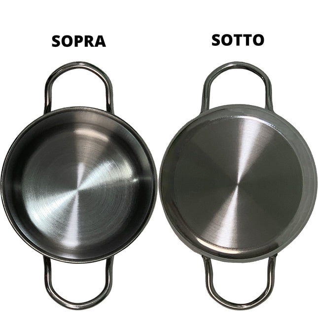 Pentola Alta Acciaio Inox Induzione Casalinghi Sicignano Casalinghi Sicignano