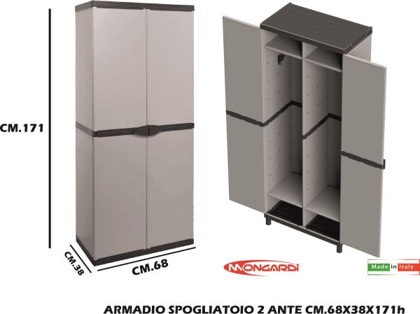 Armadio Spogliatoio 2 Ante