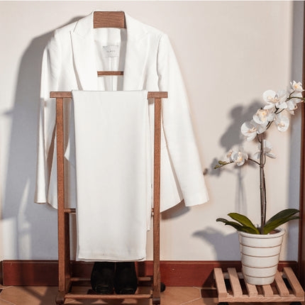 Sicignano Indossatore In Legno Di Faggio: Eleganza Classica E Rifiniture Artigianali Per La Tua Casa