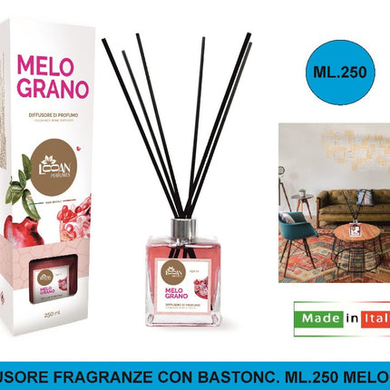 Diffusore Fragranze Con Bastonc. Ml.250 Melograno Creazioni MP