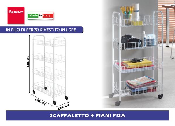 Scaffaletto 4 Piani Pisa