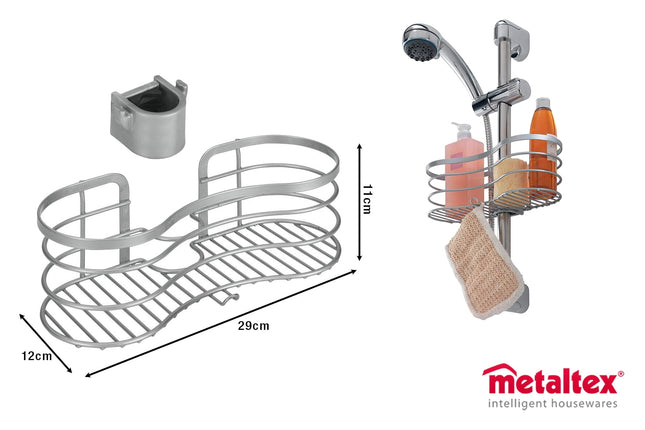 CESTELLO PER TUBO DOCCIA VIVA CM.29X12X11H Metaltex